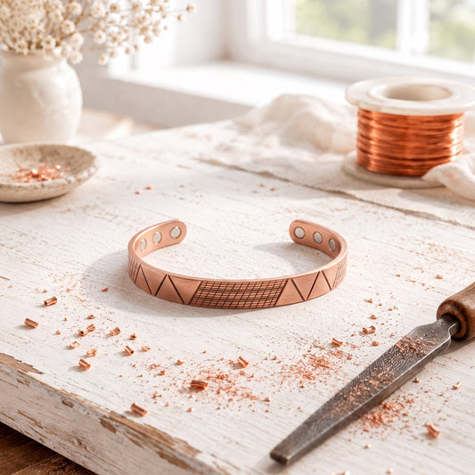 Rampart Rose Copper Bracelet