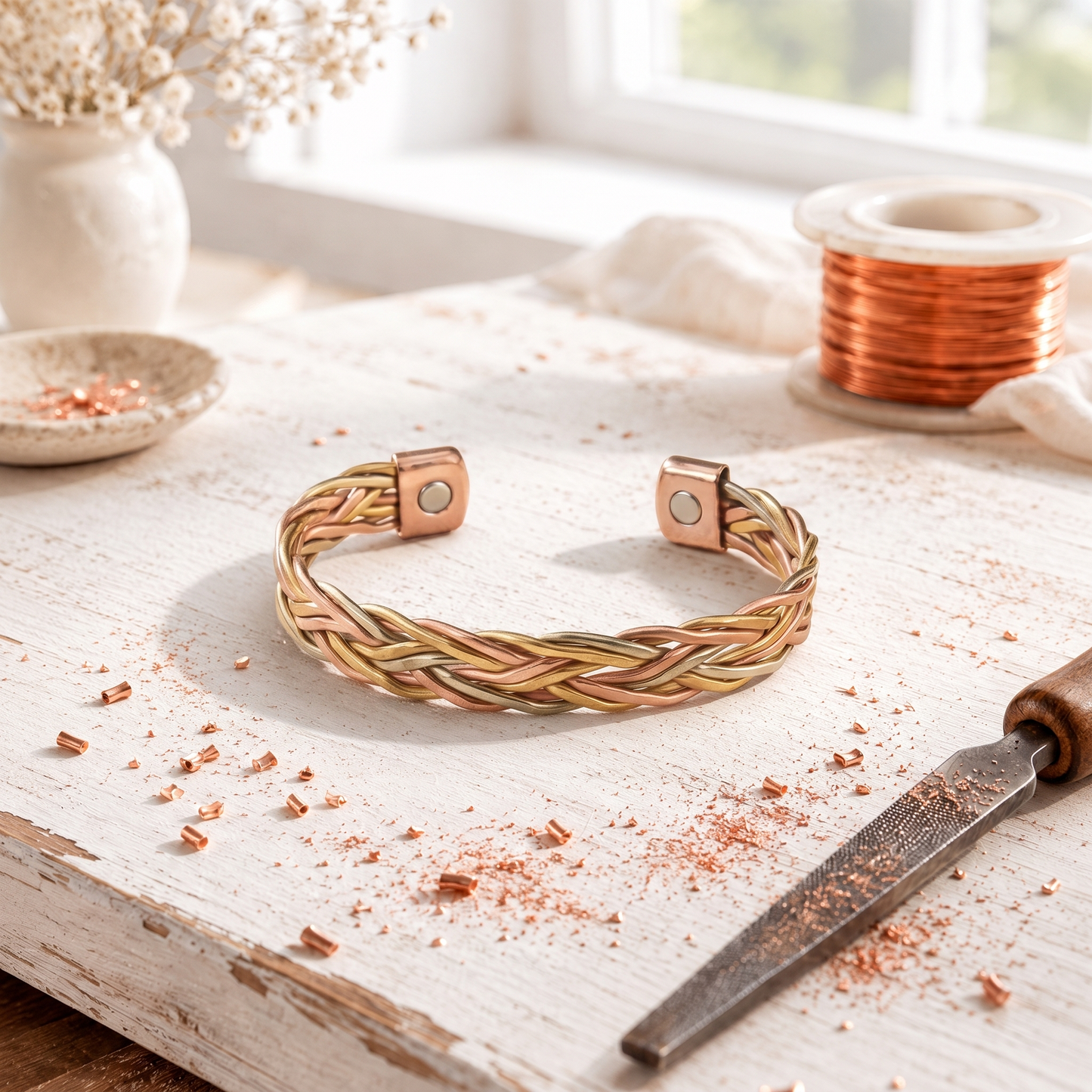 Rose Gold Copper Bracelet