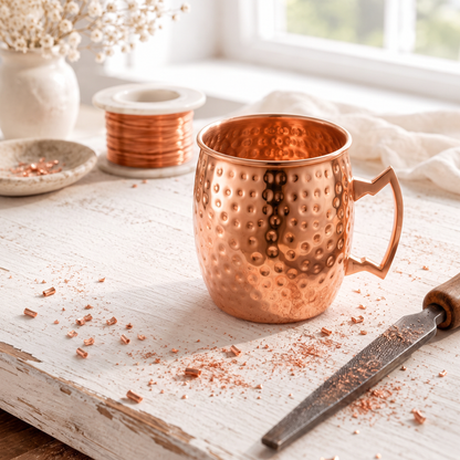 Mug in Rame Rosa 350ml