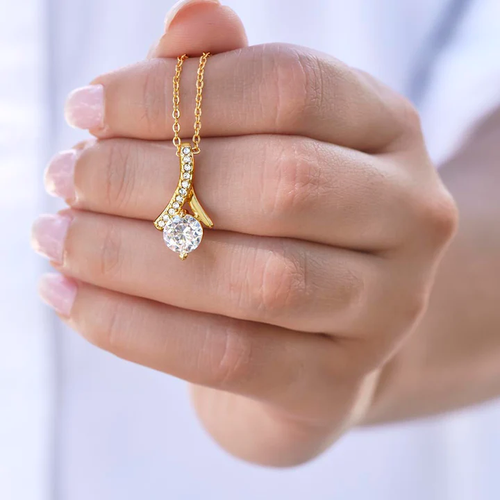 Collana Vintage in Zirconia Oro