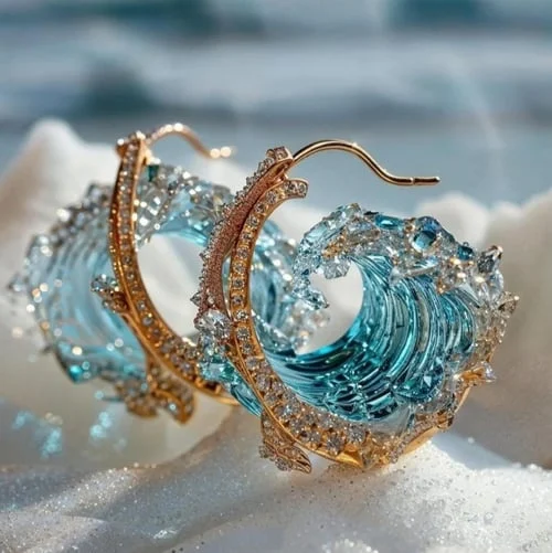 Orecchini “Giuramento dell’Oceano”