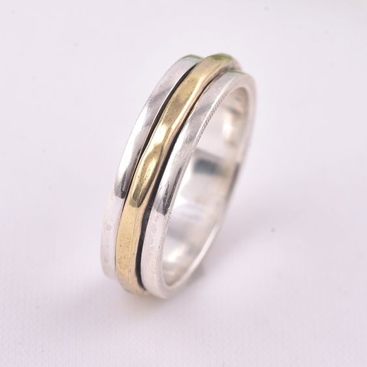 Anello Vintage in Oro e Argento Pregiati