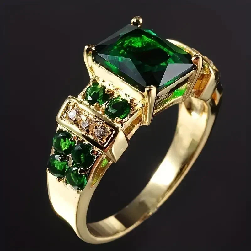 Anello Smeraldo Squisito | Oro