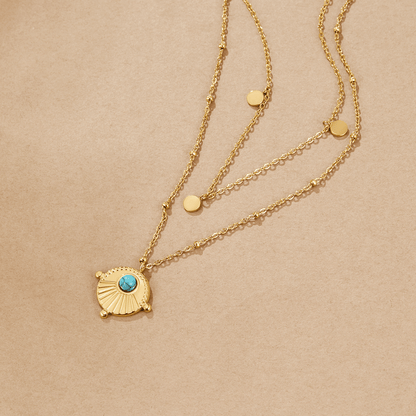 Collana Turchese a Strati
