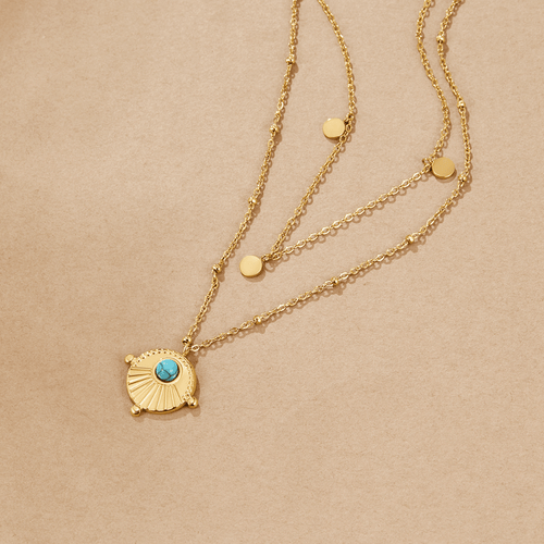 Collana Turchese a Strati