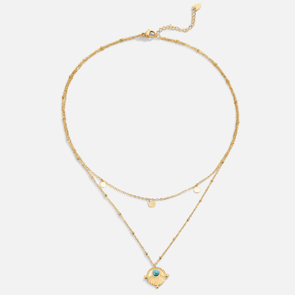 Collana Turchese a Strati